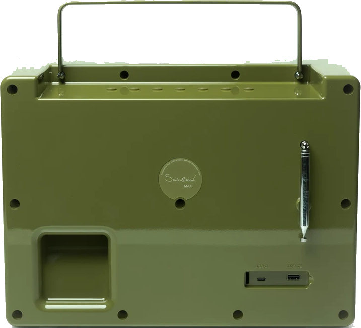 SongBook Max — Green, rear view.